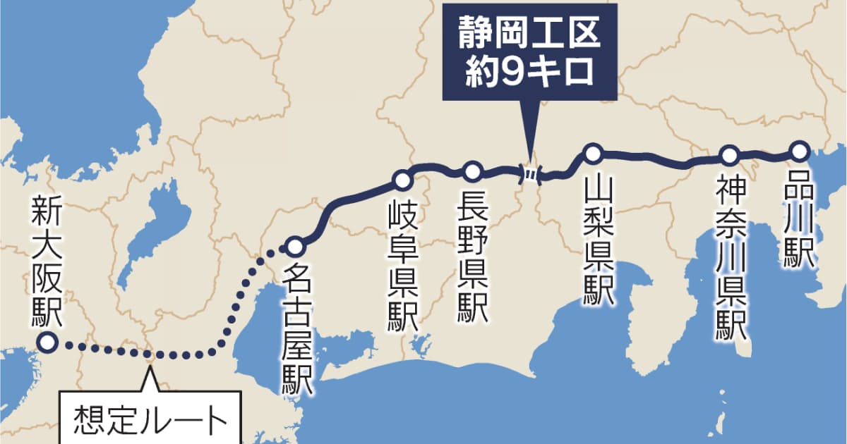 リニア静岡工区 着工容認