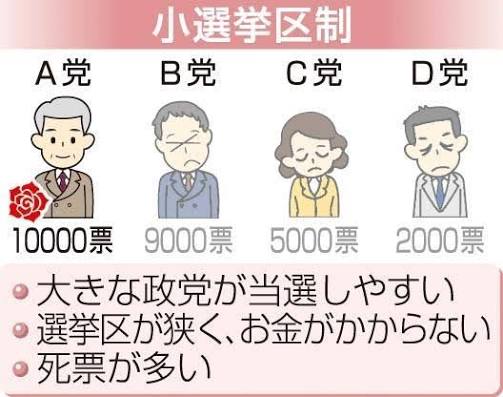 死票が多すぎる小選挙区より、比例のほうがマシだと思う